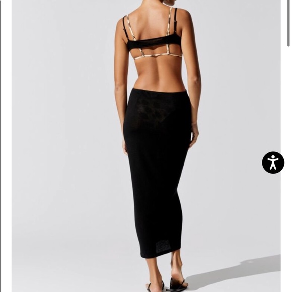 NWT WEWOREWHAT KNIT MIDI DRESS - Picture 3 of 8